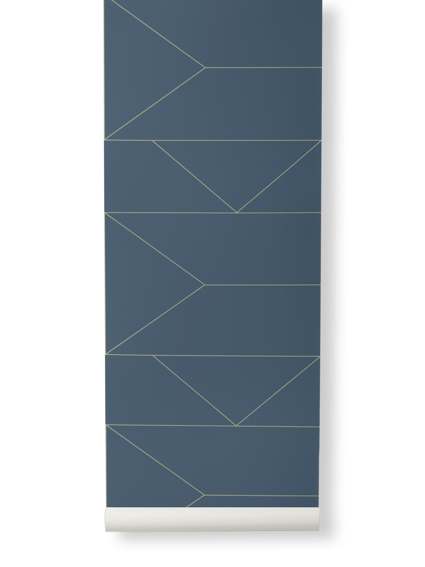 Lines Wallpaper: Dark Blue