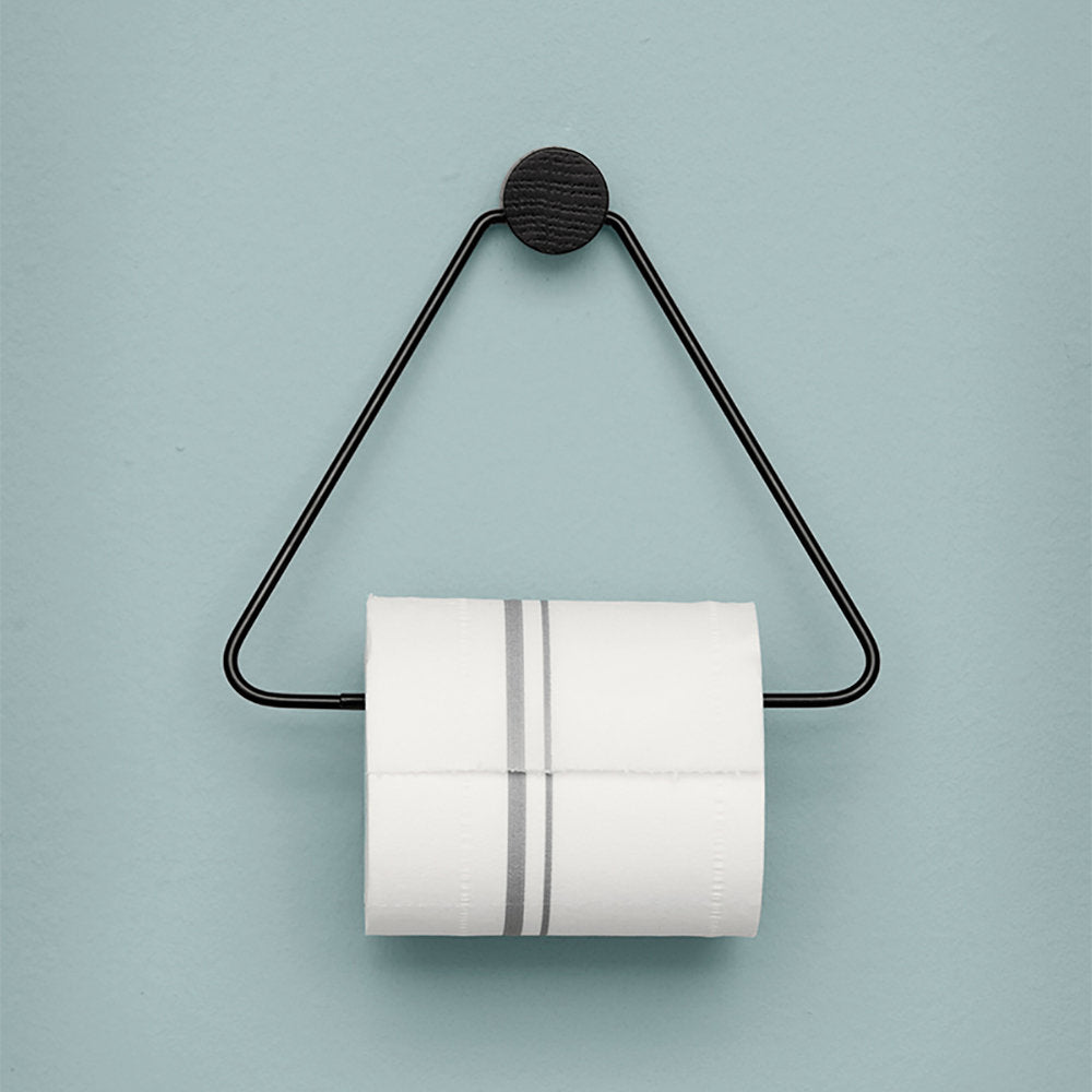 Toilet Paper Holder: Black